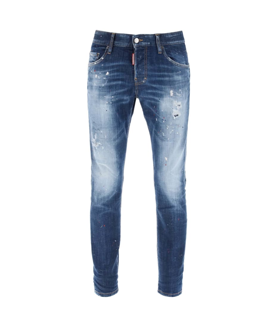 Dsquared2 Medium Red Spots Wash Skater Jeans | italist, ALWAYS