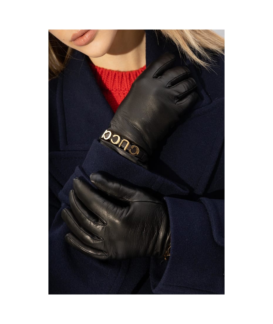 Gucci Leather Gloves | italist