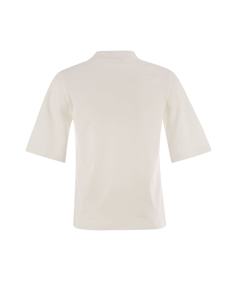 Cotton Blend Jersey T-shirt