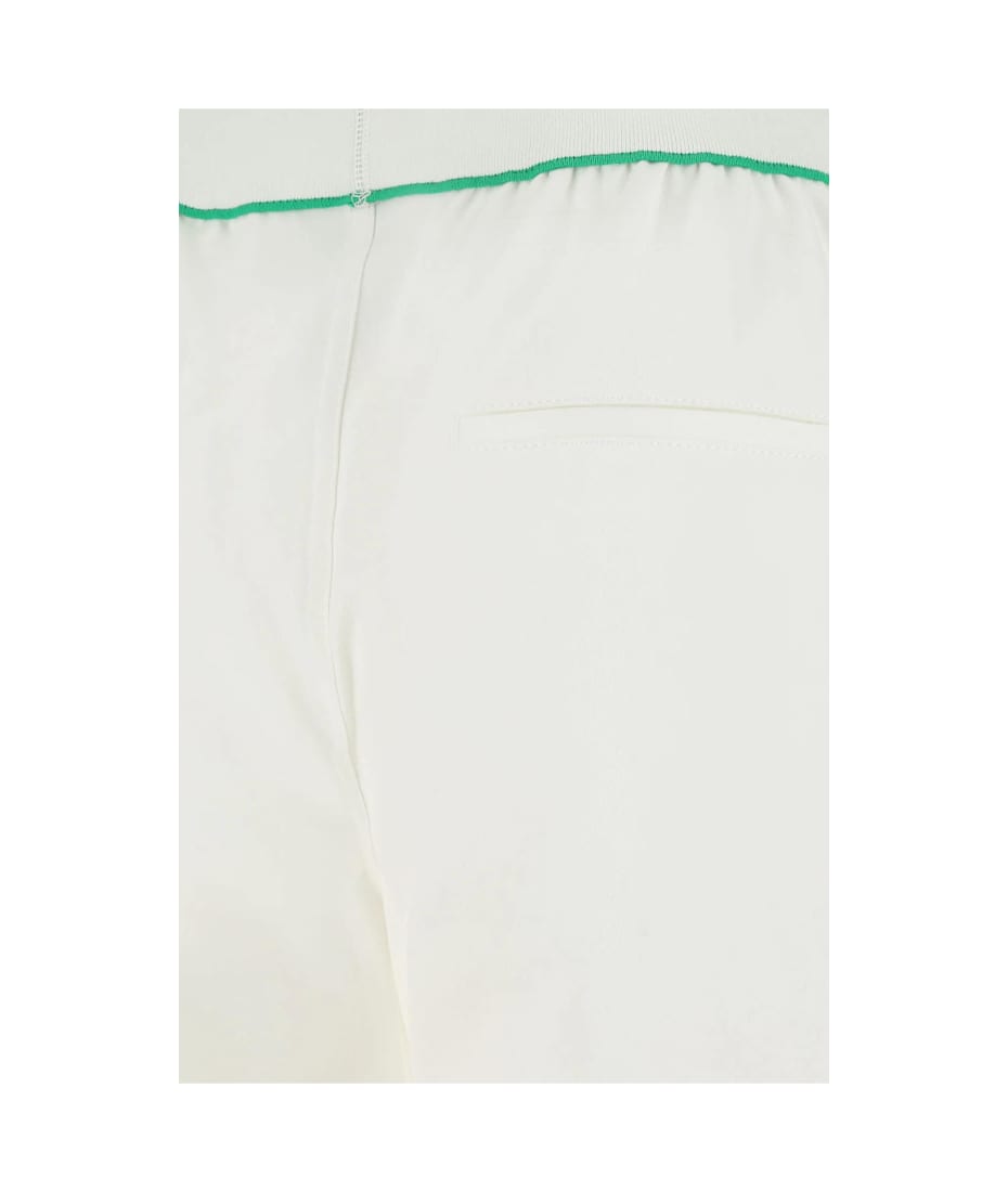 Bottega Veneta White Cotton Wide-leg Pant | italist, ALWAYS