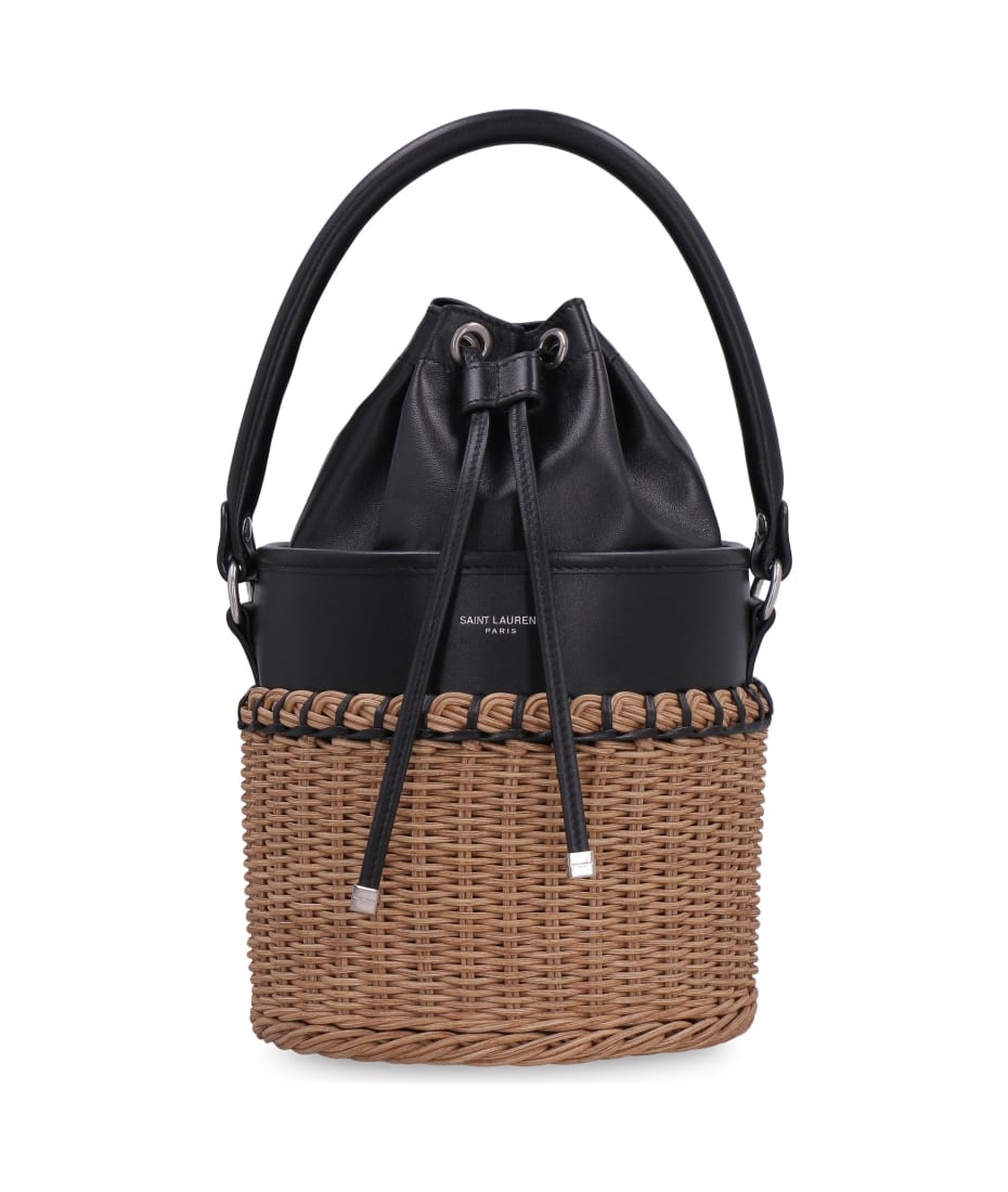 Saint Laurent Bahia Bucket Bag in Black