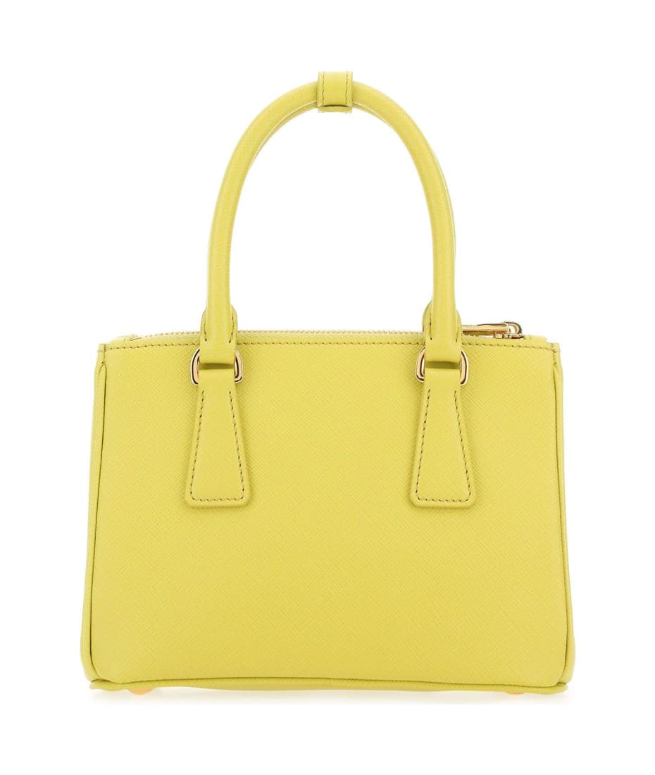 海外限定アイテム【 PRADA 】 ジャルディニエール ラージ バッグ キャメル ベルト付 プラダ バックル ラージ レザー ハンドバッグ