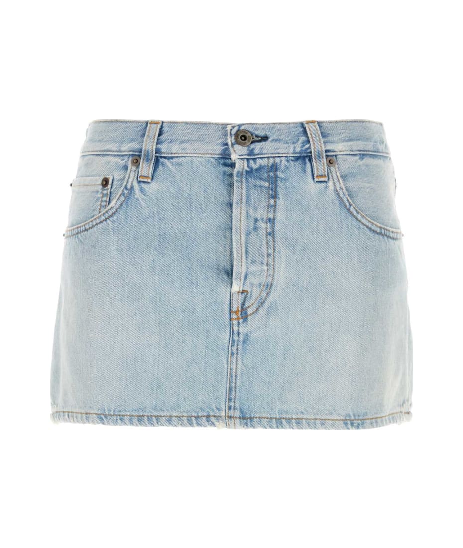 Miu Miu Denim Mini Skirt | italist