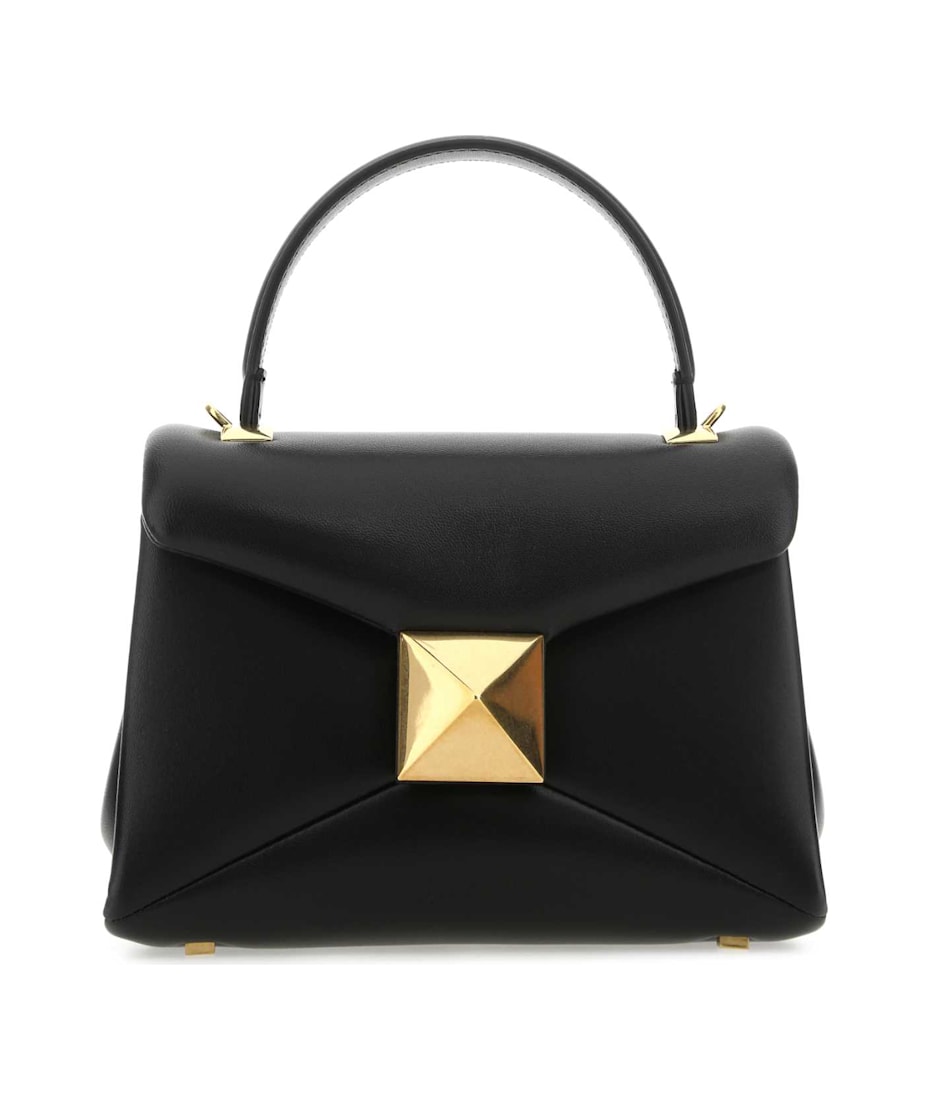 ハンドバッグ Valentino Garavani Black Nappa Leather Mini One Stud Handbag Valentino Garavani Black Nappa Leather Mini One Stud Handbag