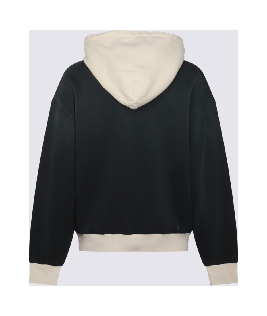 大人気 AMIRI BLACK AND WHITE COTTON SWEATSHIRT AMIRI Black And White Cotton Sweatshirt | italist