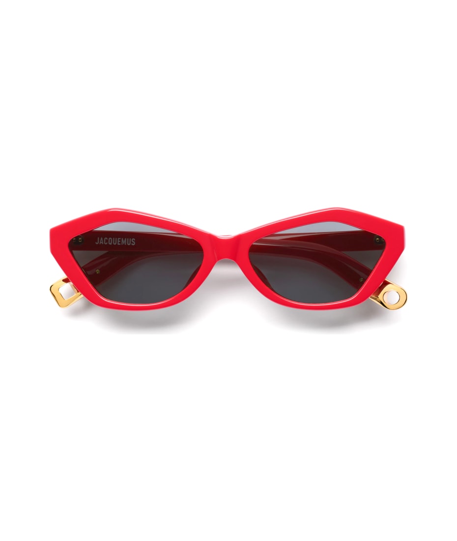 【送料&関税込】Jacquemus Bambino - Red Sunglasses - Unisex Jacquemus Bambino - Red Sunglasses | italist