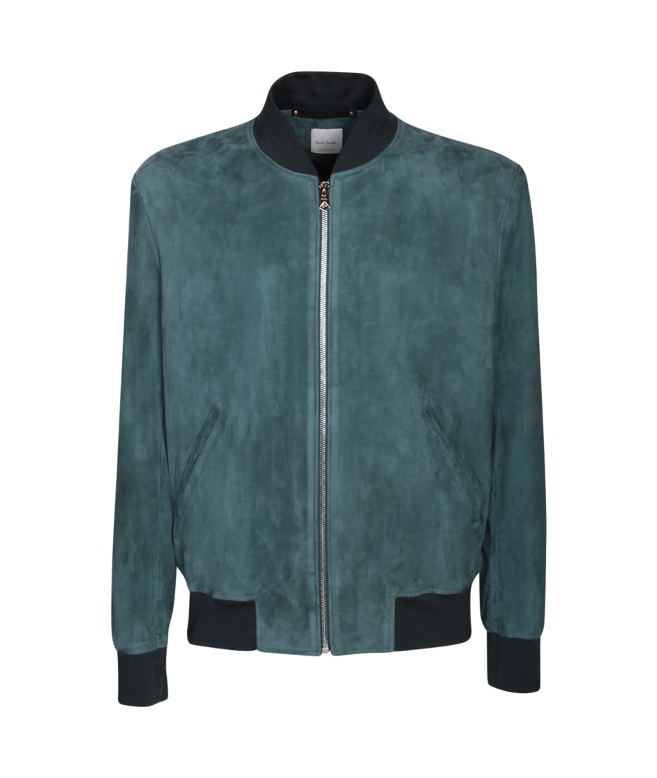 Paul smith outlet suede bomber jacket