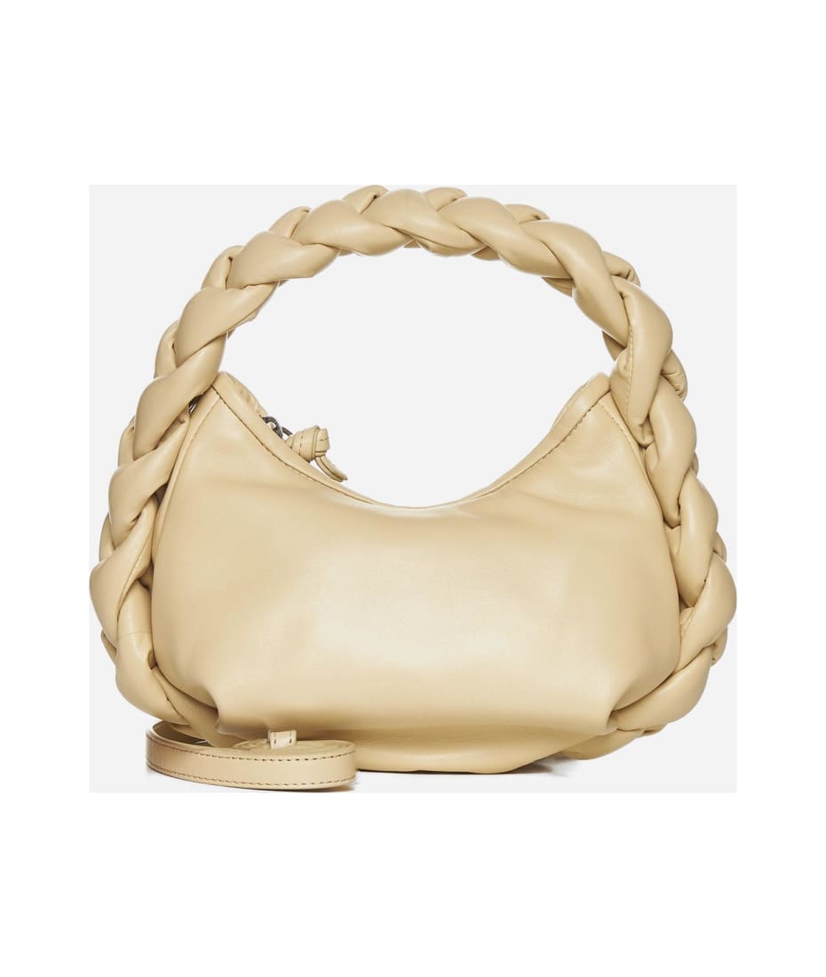 HEREU Espiga Mini Braided Leather Top-Handle Bag