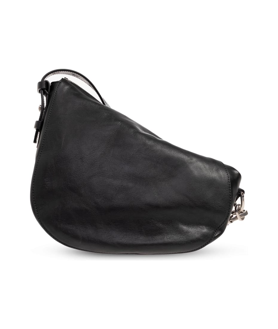 【送料&関税込】Burberry Black Leather Knight Small Shoulder Burberry Black leather Knight small shoulder bag - Shoulder
