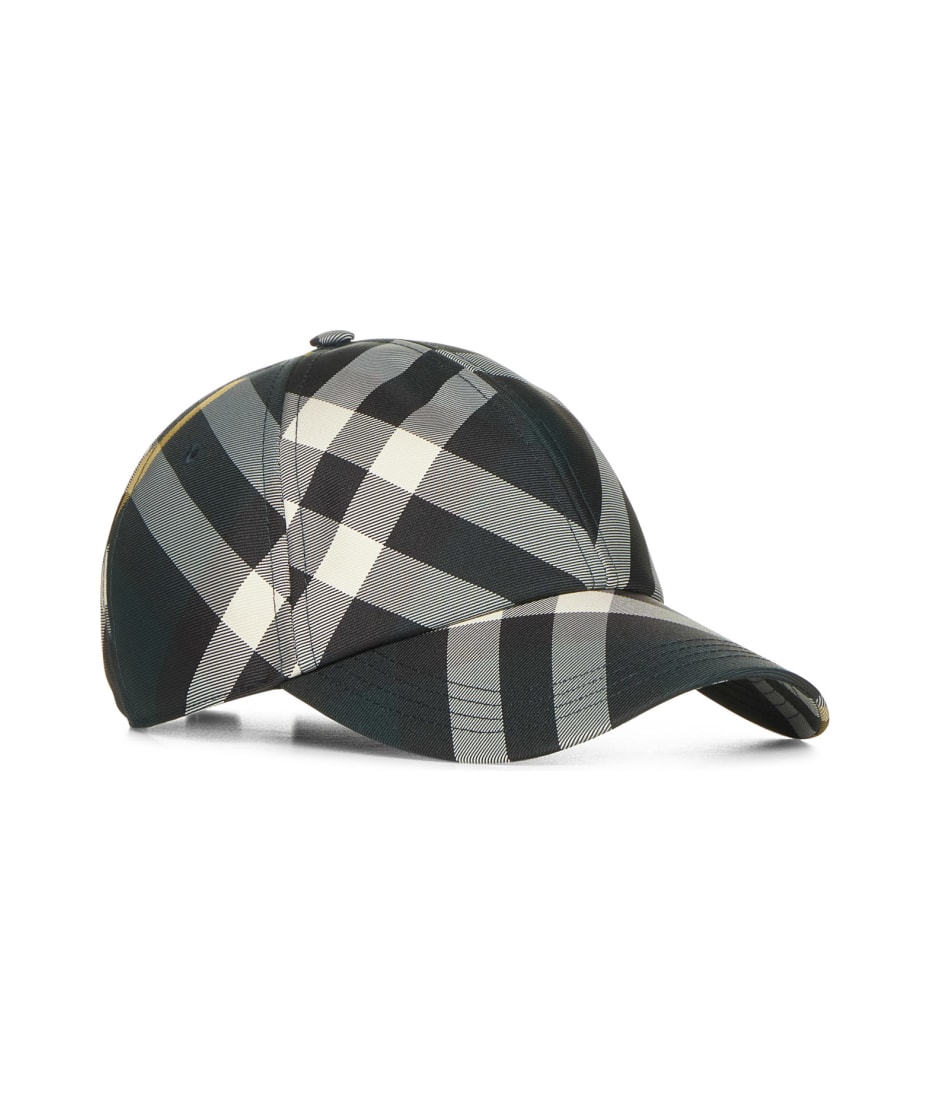 BURBERRY LONDON MESH CAP M Black CHECK MENS Used | eBay