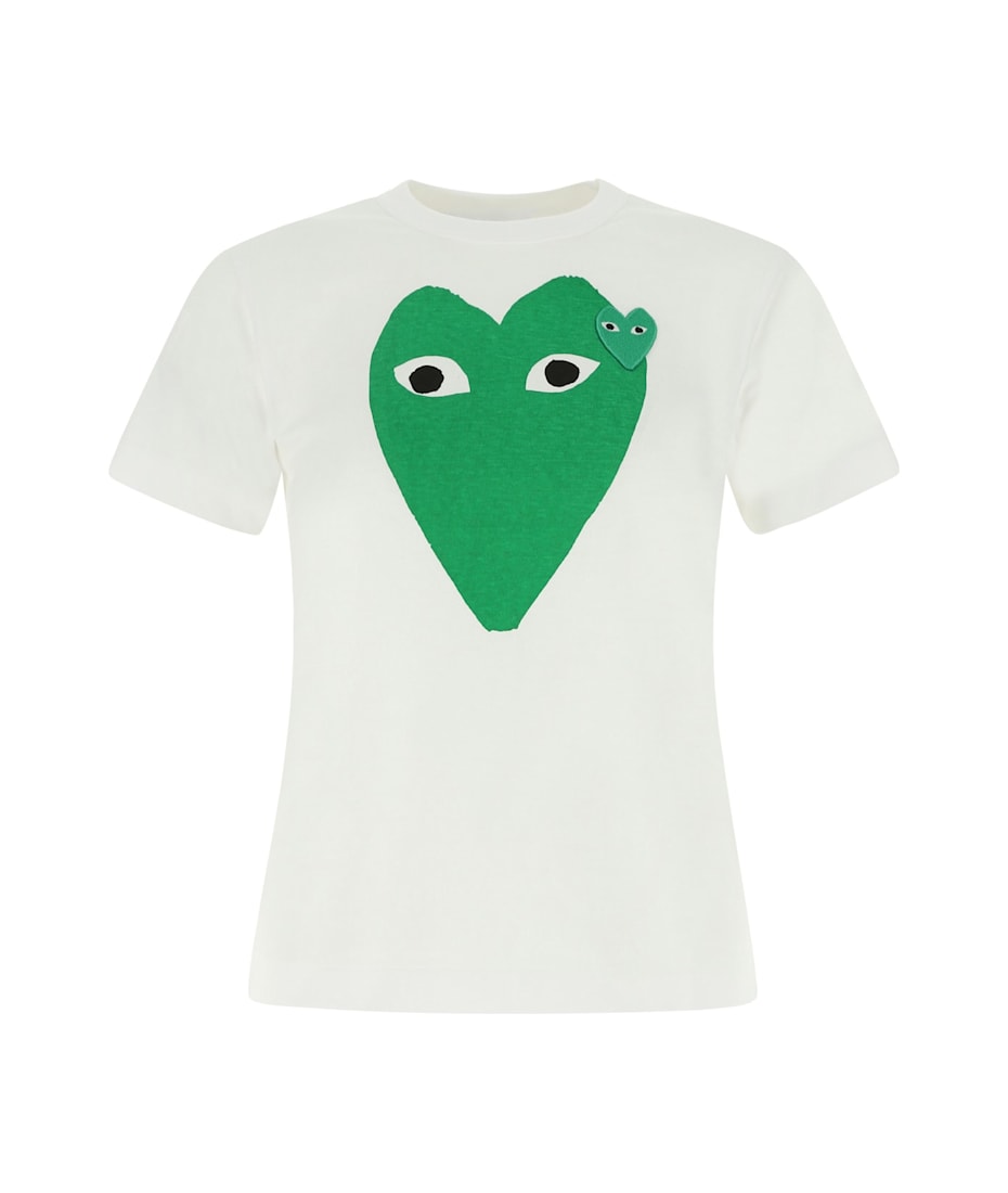 Comme des Garcons Play Play T shirt Green Heart italist ALWAYS LIKE A SALE