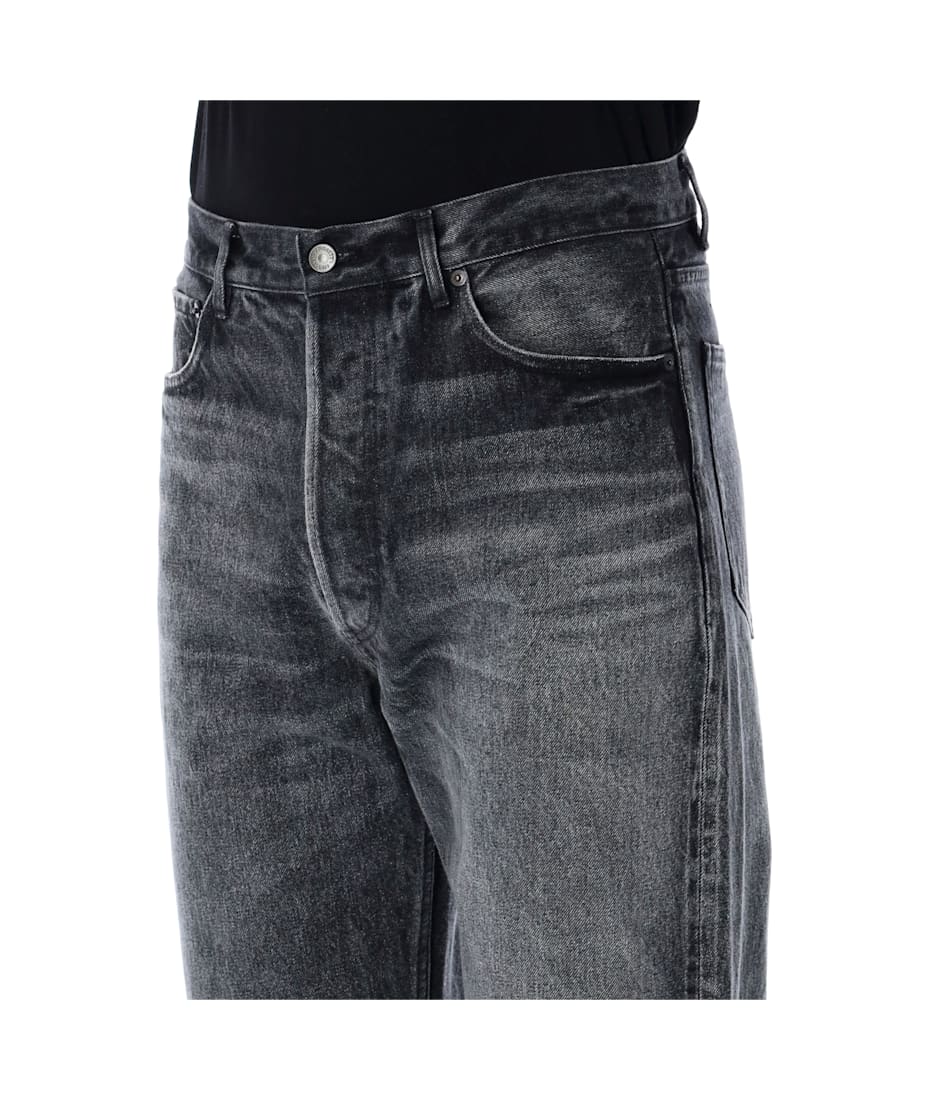 Auralee Selvedge Faded Heavy Denim Wide Pants | italist