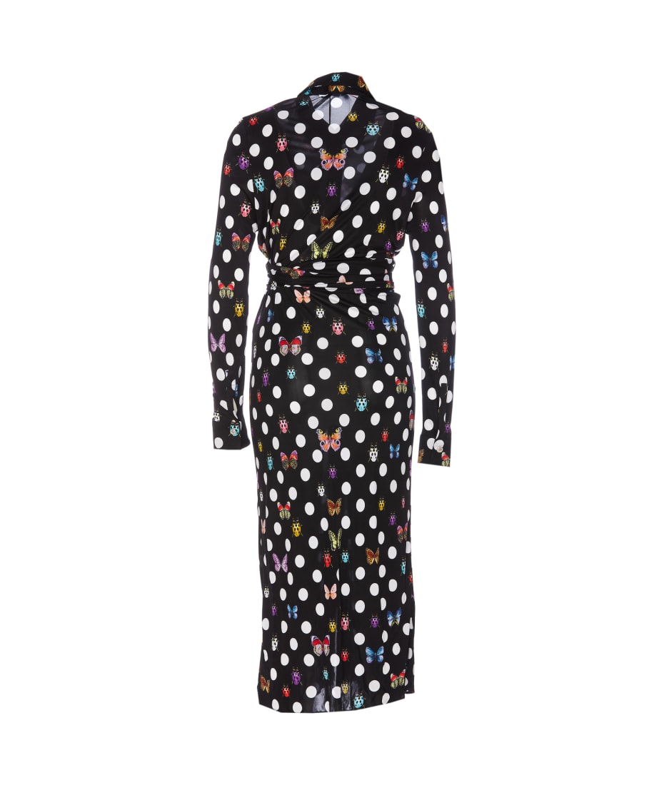 【送料&関税込】Versace Butterflies Medusa 95 Knit Midi Dres Versace Butterflies Medusa '95 Midi Dress | italist, ALWAYS