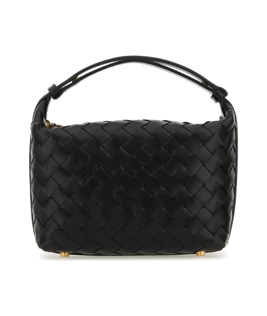 ハンドバッグ Bottega Veneta Black Nappa Leather Mini Wallace Handbag Bottega Veneta Black Nappa Leather Mini Wallace Handbag