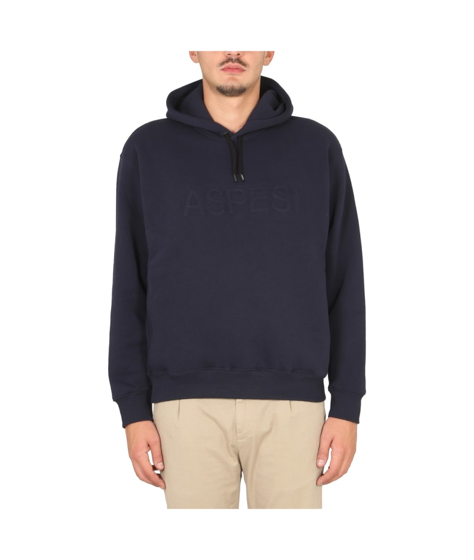 パーカー・フーディ ASPESI FW22 SWEATSHIRT WITH LOGO AND HOOD (AY99_L67601098) Aspesi Sweatshirt With Logo And Hood | italist
