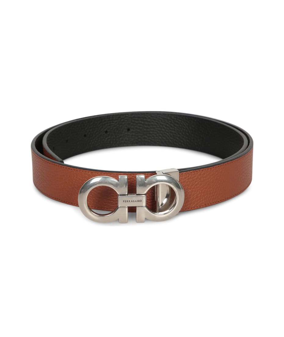 ベルト SALVATORE FERRAGAMO Brown Leather Belt Ferragamo Reversible Leather Belt | Belts | Harry Rosen