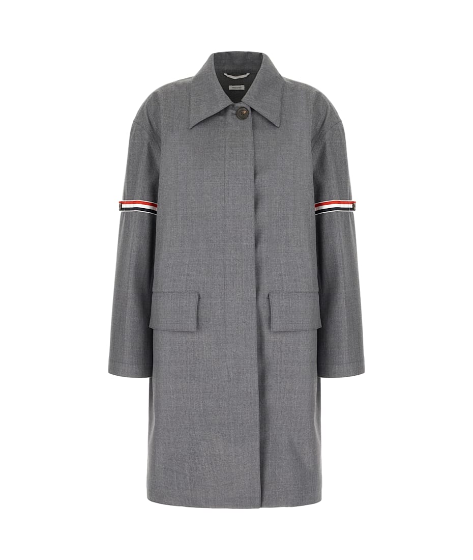 Thom Browne｜COATS (FOC300V 00249 250) Mackintosh High Armhole Chesterfield Overcoat | Thom Browne
