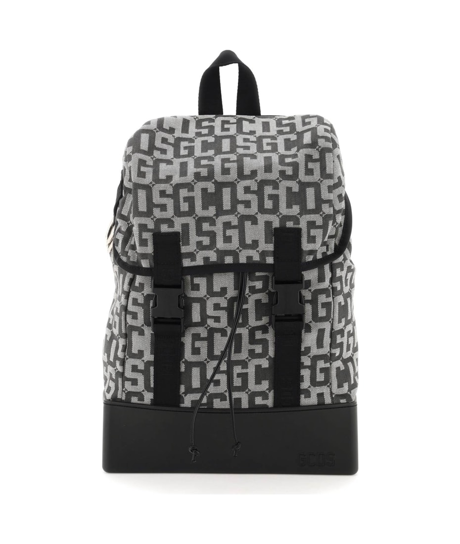 Checkered Embossed Backpack