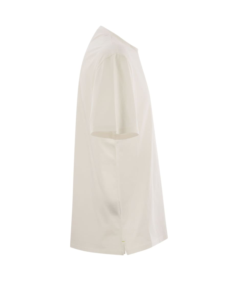 Tシャツ・カットソー PREMIATA SS25 Cotton jersey T-shirt (PA1017 WHITE) Premiata Cotton Jersey T-shirt | italist