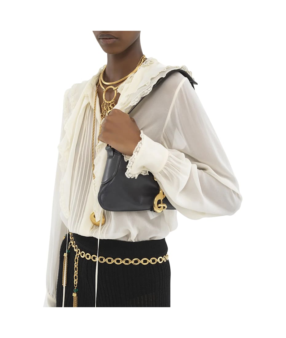 Chloé ケララ Chloé Kerala 25 Handbag in Soft Leather in Dark ebony | Chloé US