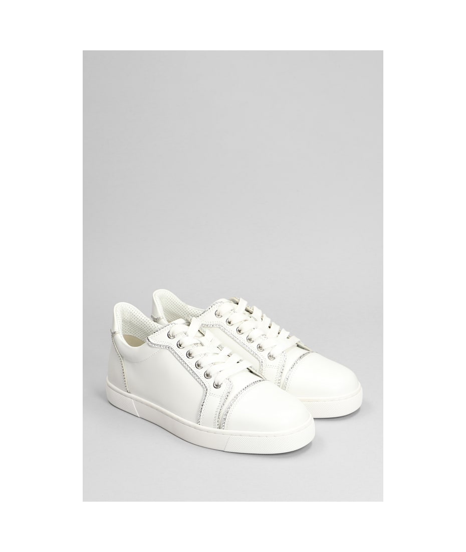 【送料&関税込】Christian Louboutin Sneakers In White Leathe Christian Louboutin Sneakers In White Leather | italist