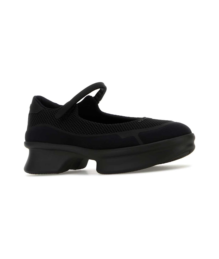 Prada Black Mesh Ballerinas | italist