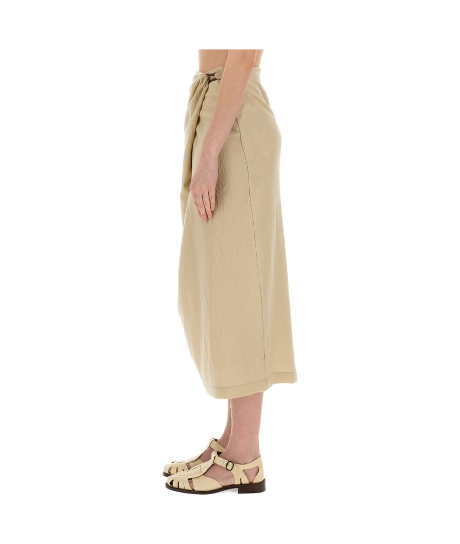 ワンピース ALYSI Women Mid Skirts 105327 P5022SV GREEN Alysi Skirt With Hook | italist