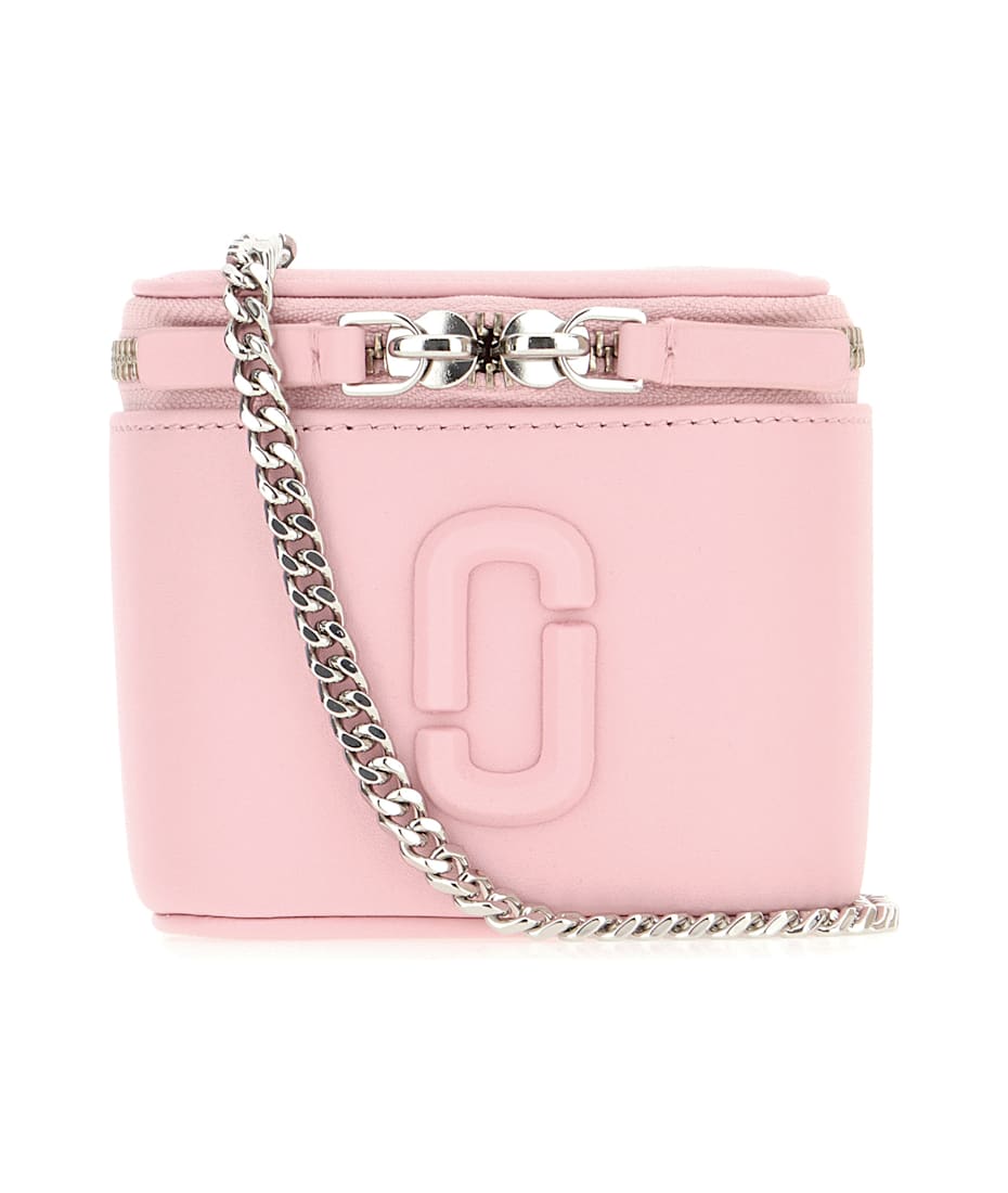 Marc Jacobs Pink Leather Mini Vanity Crossbody Bag | italist