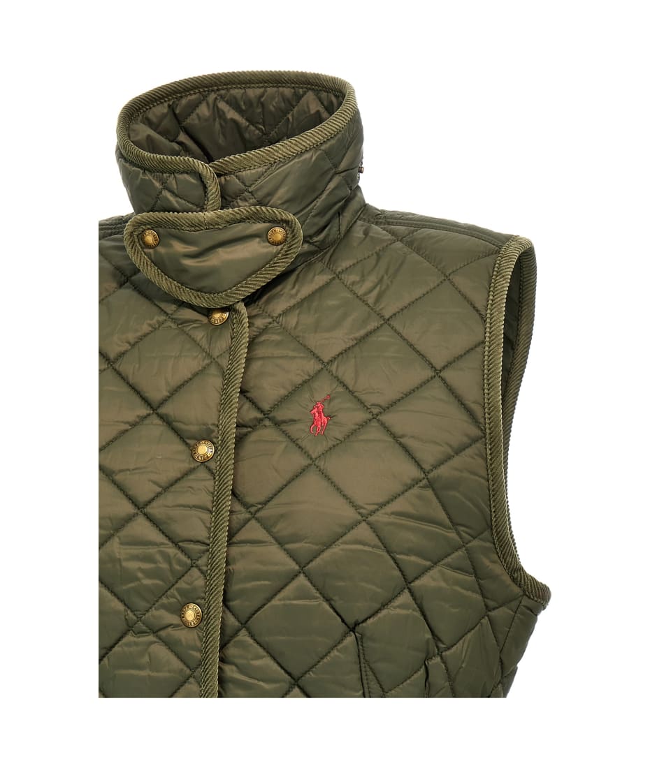 Polo Ralph Lauren Logo Embroidery Quilted Vest | italist