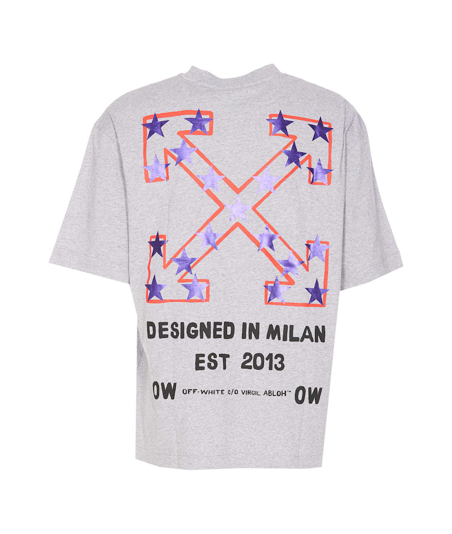 関税込 Off-White Tシャツ スターアロー Star Arrow Off-White Star Arrow Skate T-shirt | italist