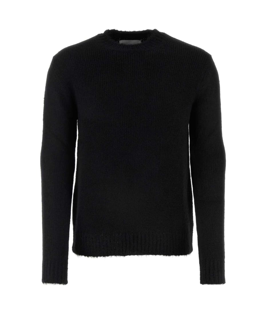 【送料&関税込】Jil Sander Black Alpaca Blend Sweater Jil Sander Black Alpaca Blend Sweater | italist