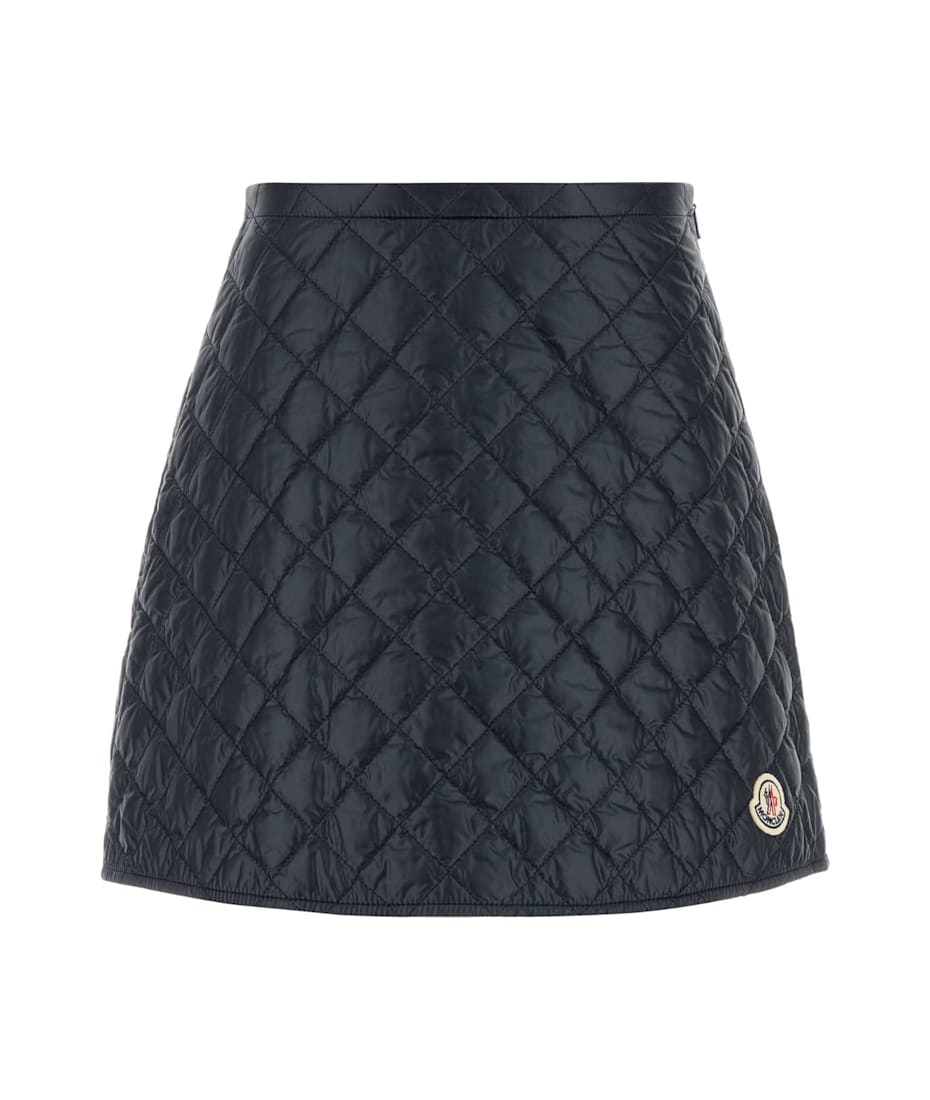 ミニスカート MONCLER Midnight blue nylon mini skirt Moncler Midnight Blue Nylon Mini Skirt | italist