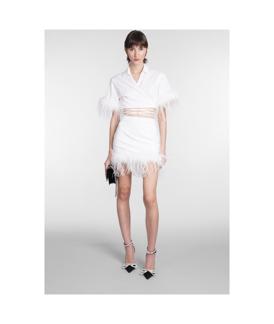 スカート Giuseppe Di Morabito Skirts Giuseppe Di Morabito high-waisted side-slit Skirt | Green