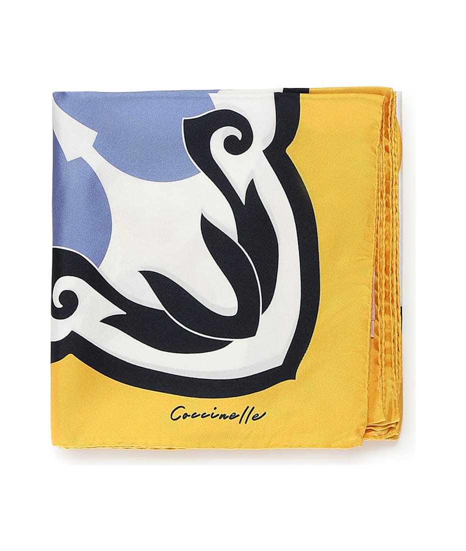 スカーフ COCCINELLE Woman Neck scarf Black E7SKV380101 M25 COCCINELLE: Neck scarf woman - Black | Coccinelle neck scarf