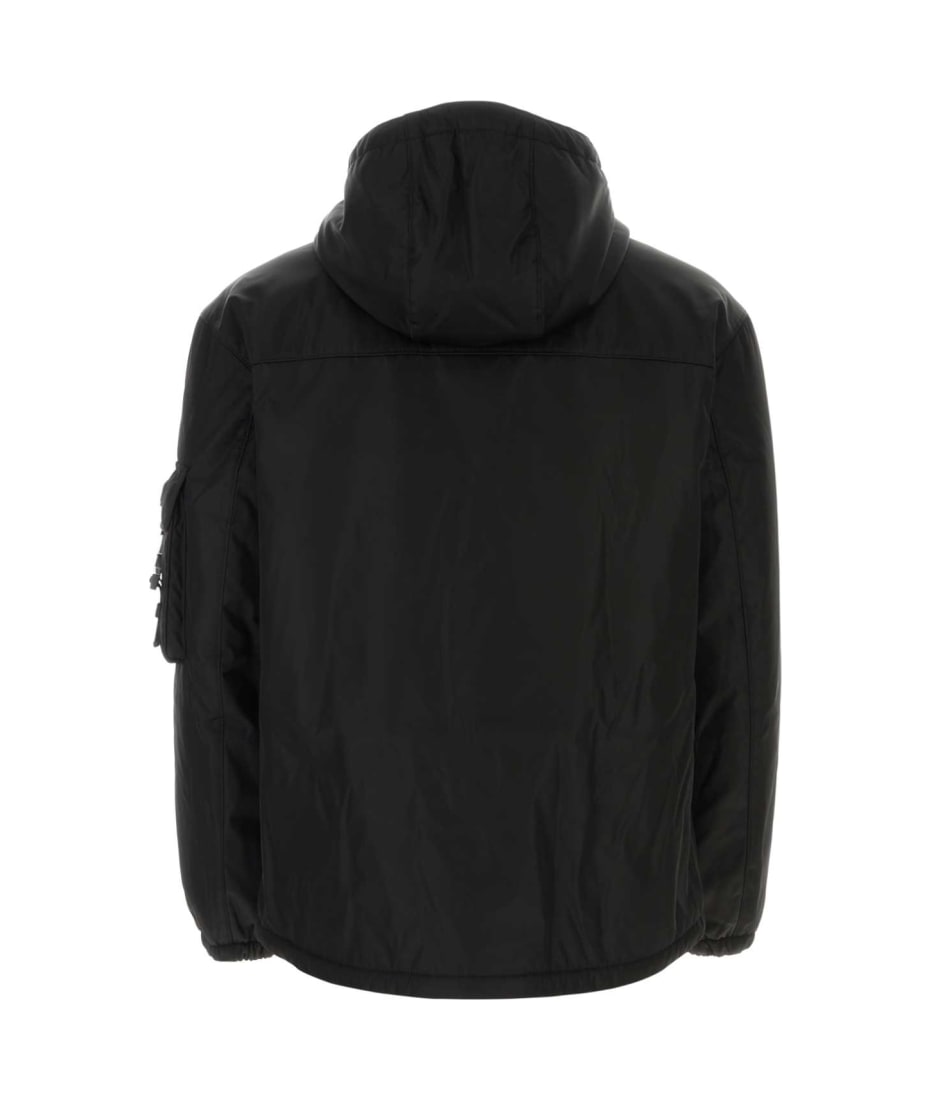 Prada Black Nylon Padded Jacket | italist
