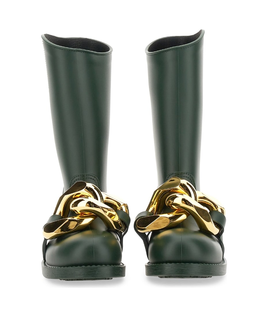 CHAIN RUBBER HIGH BOOTS in neutrals | JW Anderson IN