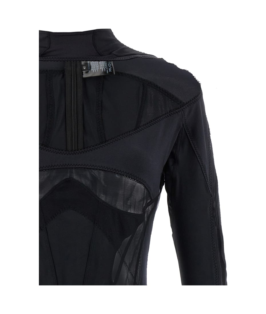 Mugler 'multi-layer Lingerie' Bodysuit | italist