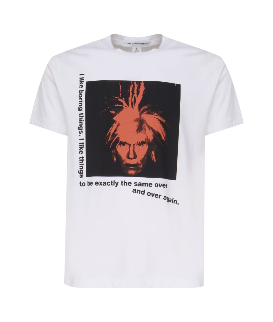 Comme des Garçons Andy Warhol T-shirt | italist