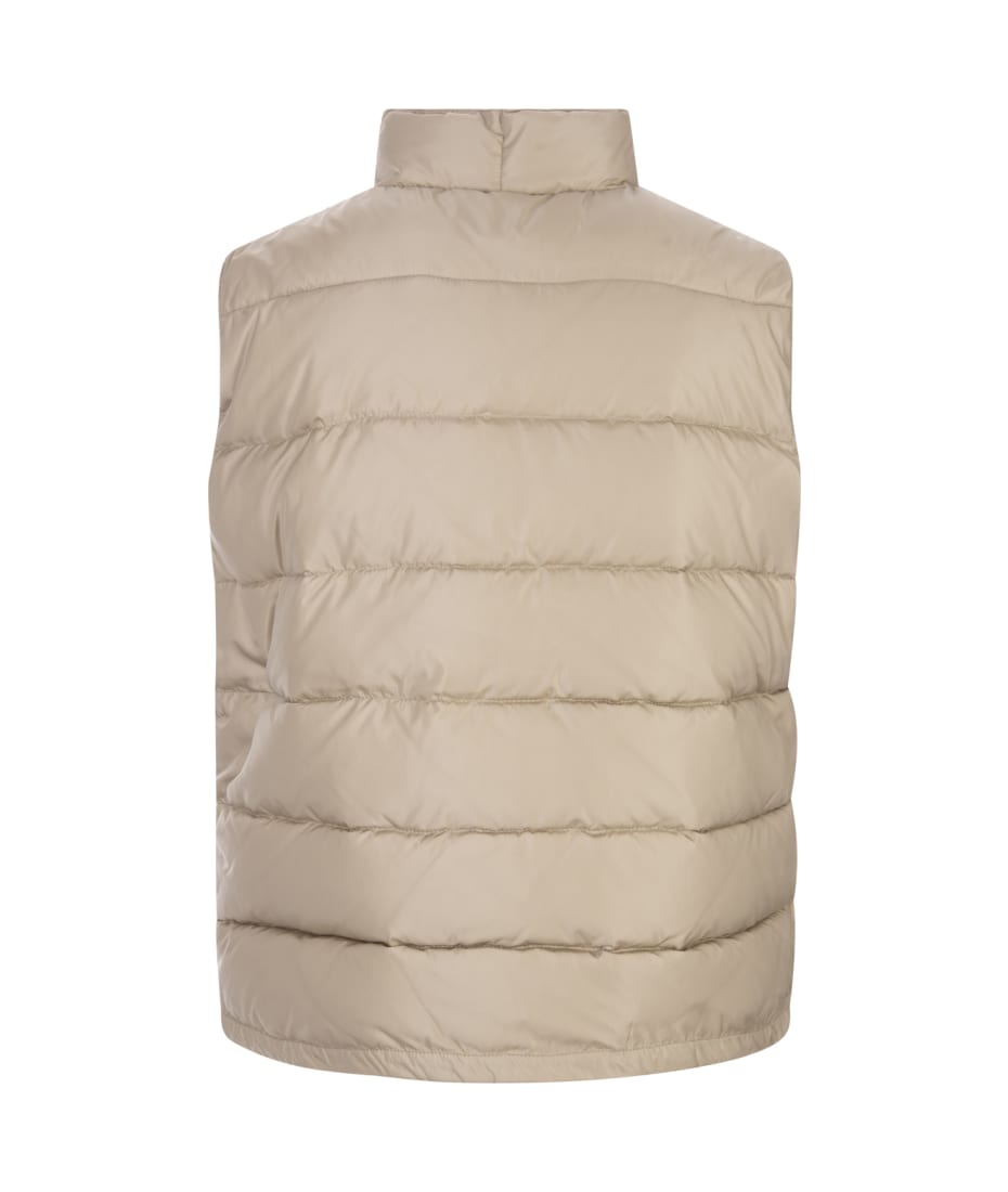 Aspesi New Minnie Gilet In Beige Nylon | italist