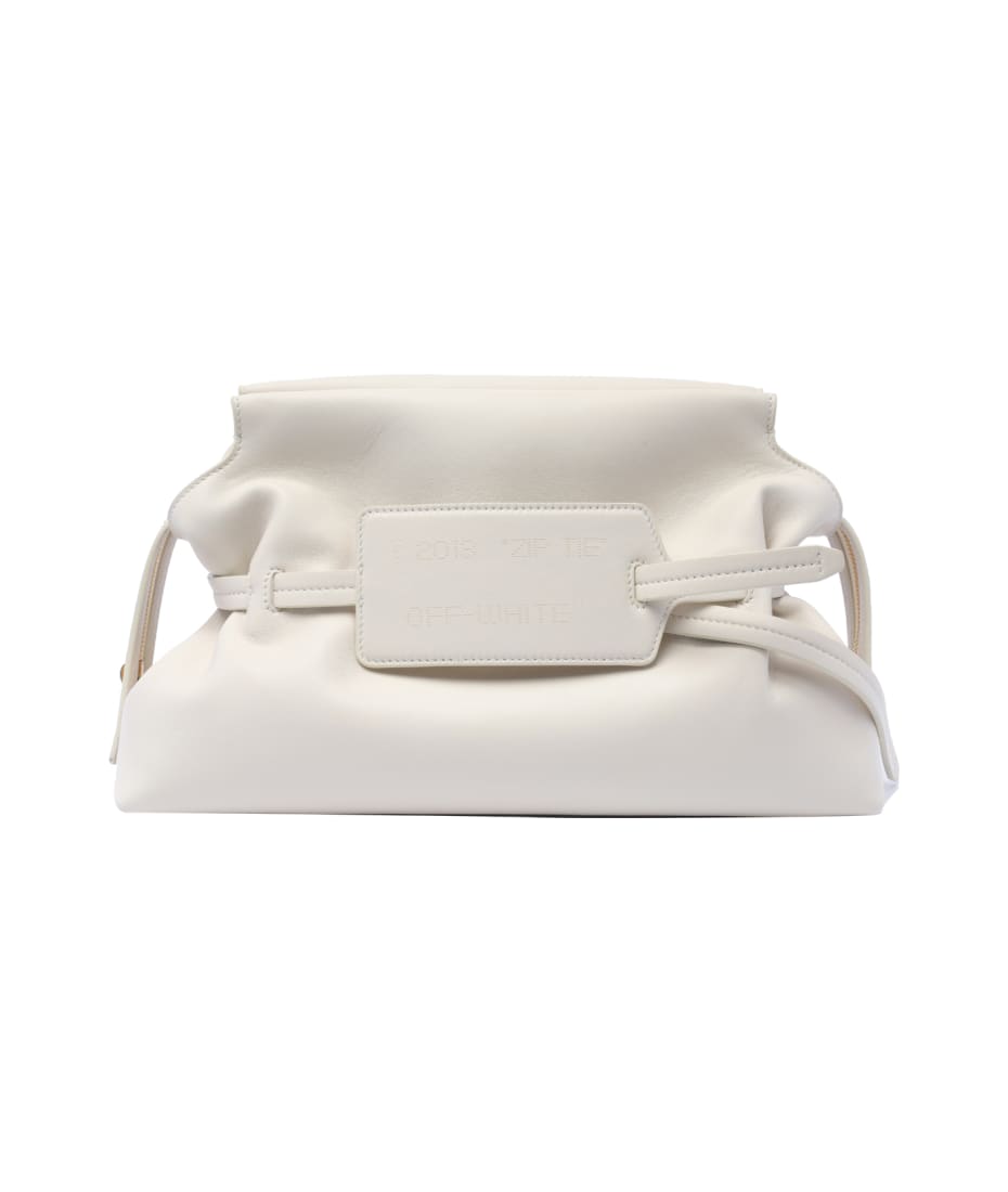 Off-White Clutch Bag With Zip-tie Label | italist