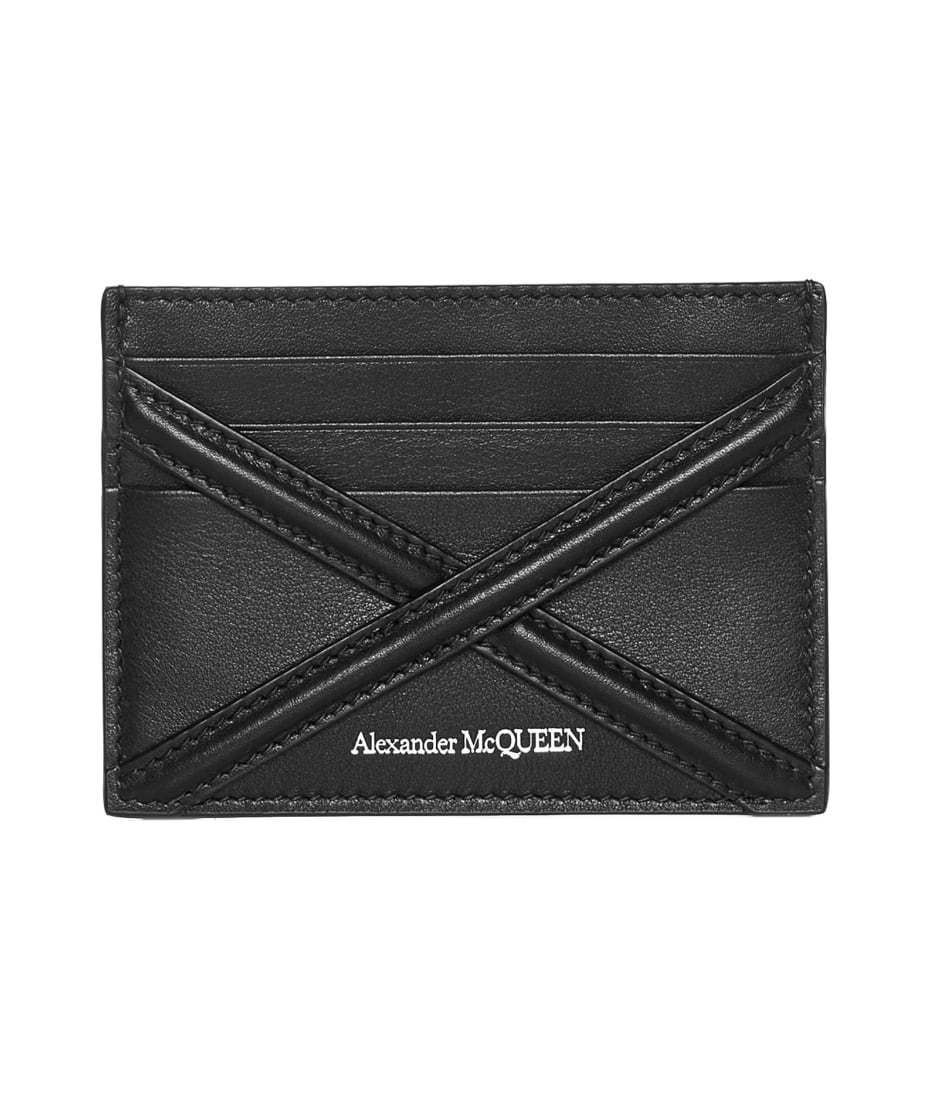Black Leather Card Holder