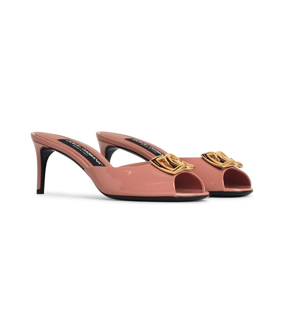Dolce & Gabbana Pink Leather Sandals | italist