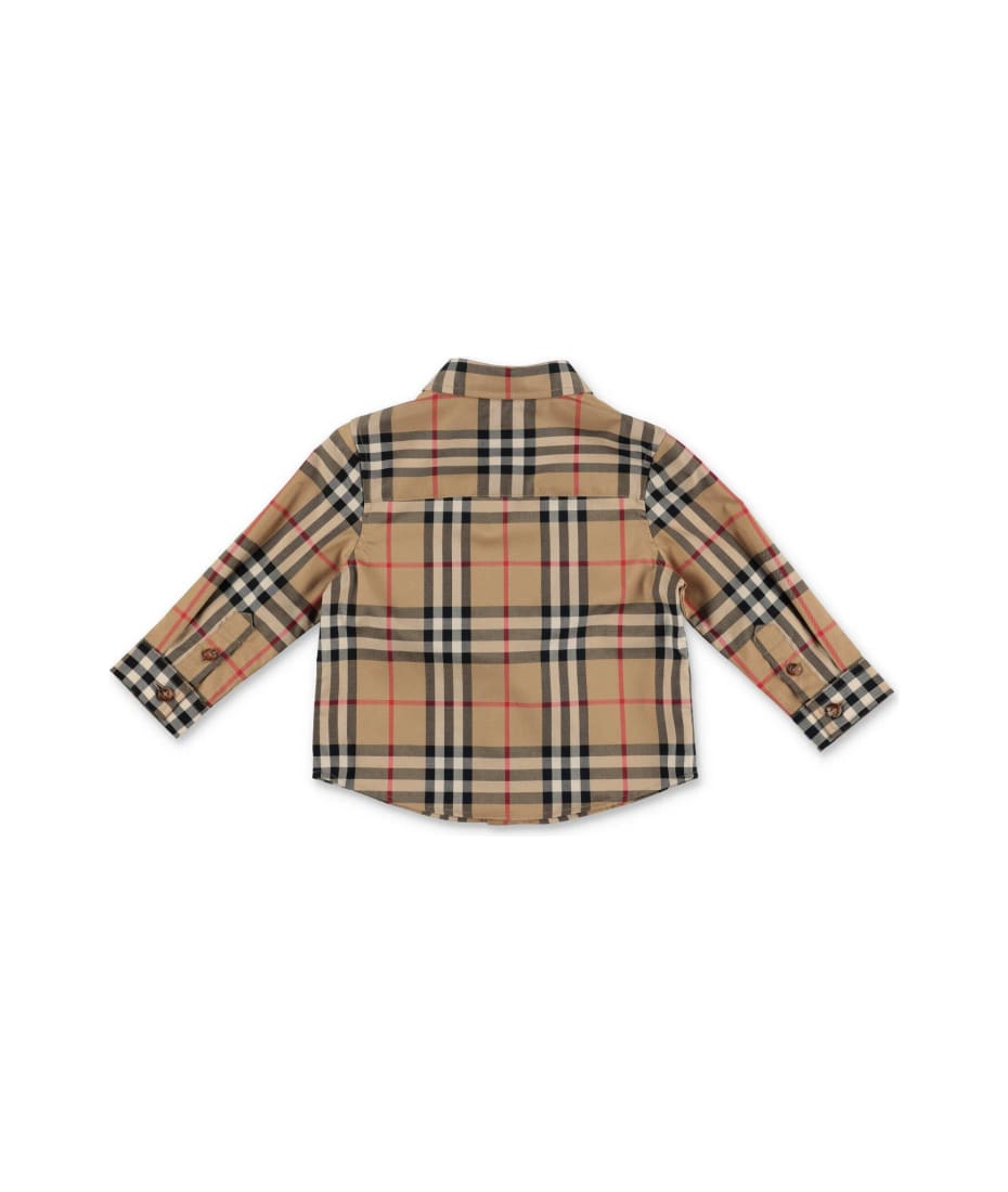 Burberry Checked Long-sleeved Shirt