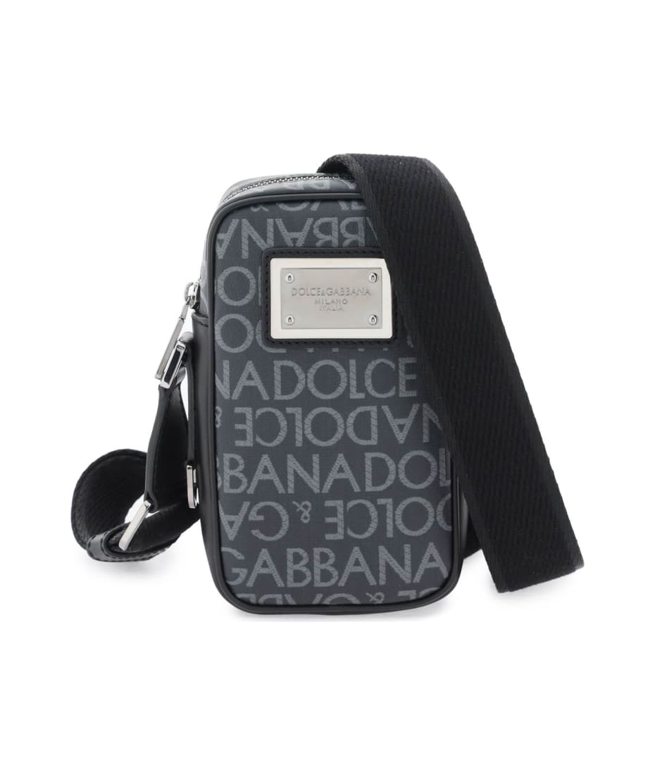 【送料&関税込】Dolce & Gabbana Canvas Shoulder Bag Dolce & Gabbana Canvas Shoulder Bag | italist