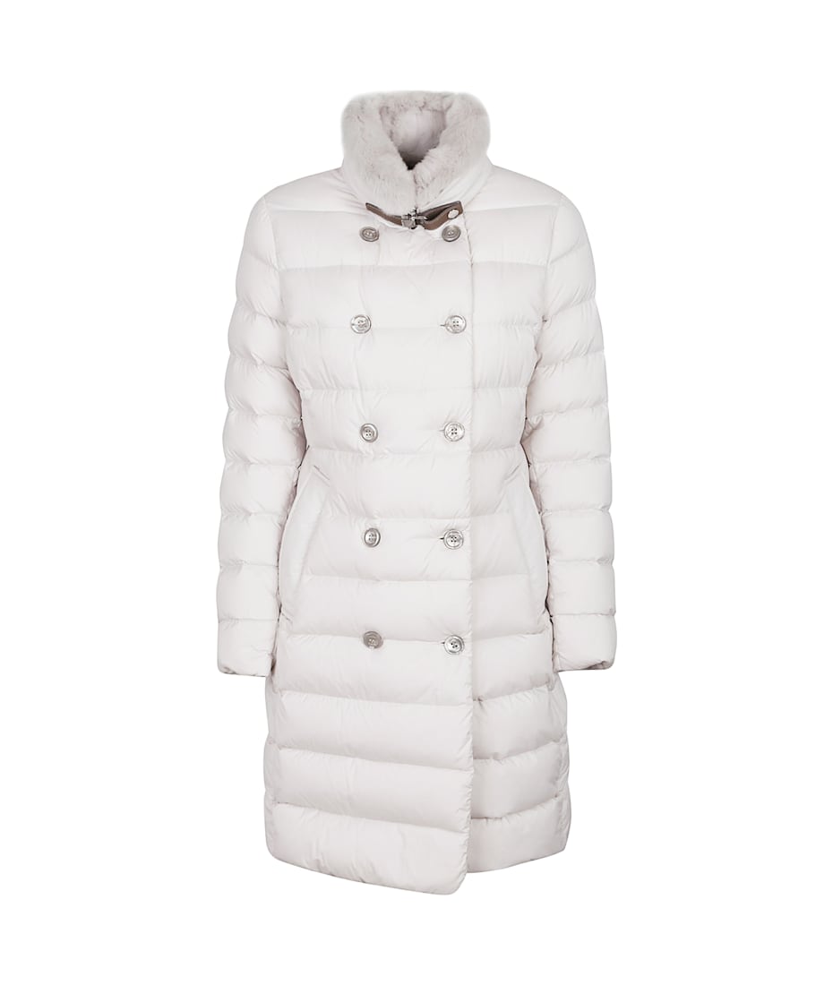 ジャケット MOORER LOGAN S3 U0119 Jackets White Moorer Logan-s3 Down Coat | italist