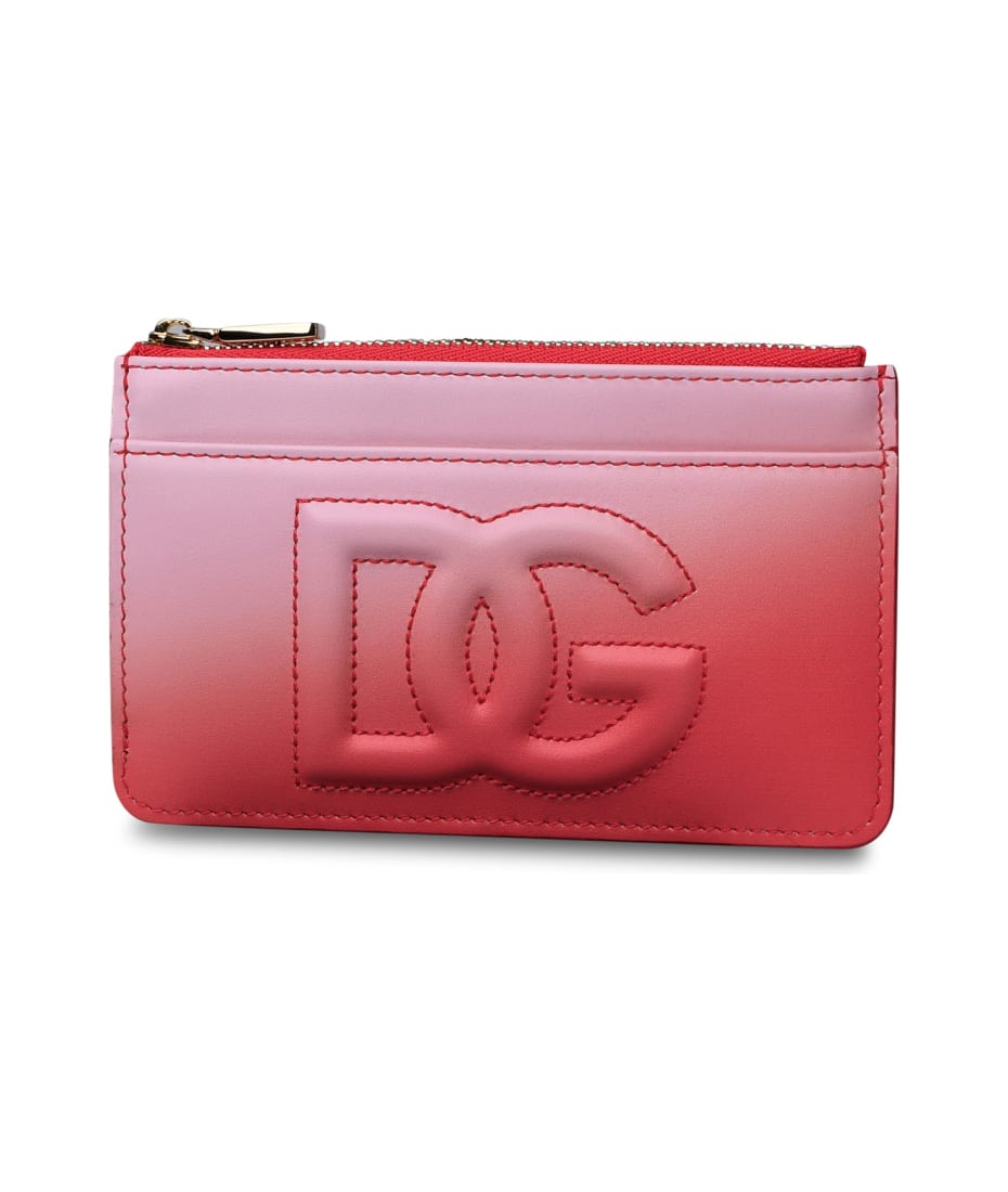 Dolce jane & Gabbana Leather Card Holder - PINK