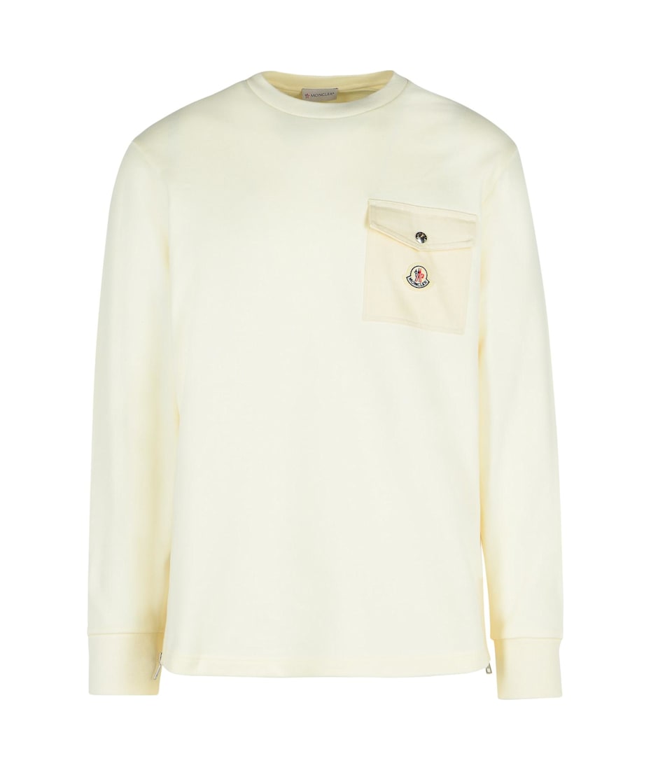 Beige Cotton Sweatshirt