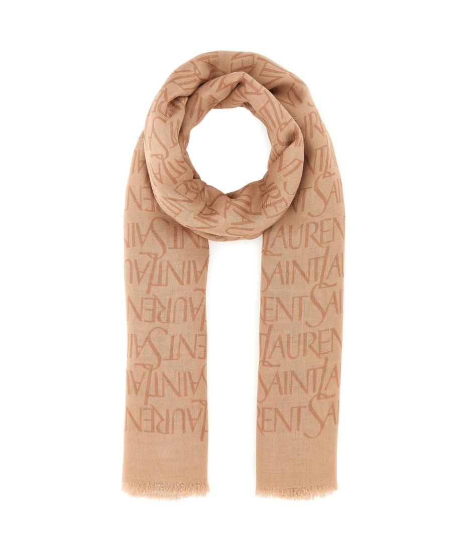 【送料&関税込】Saint Laurent Printed Modal Blend Scarf Saint Laurent Printed Modal Blend Scarf | italist