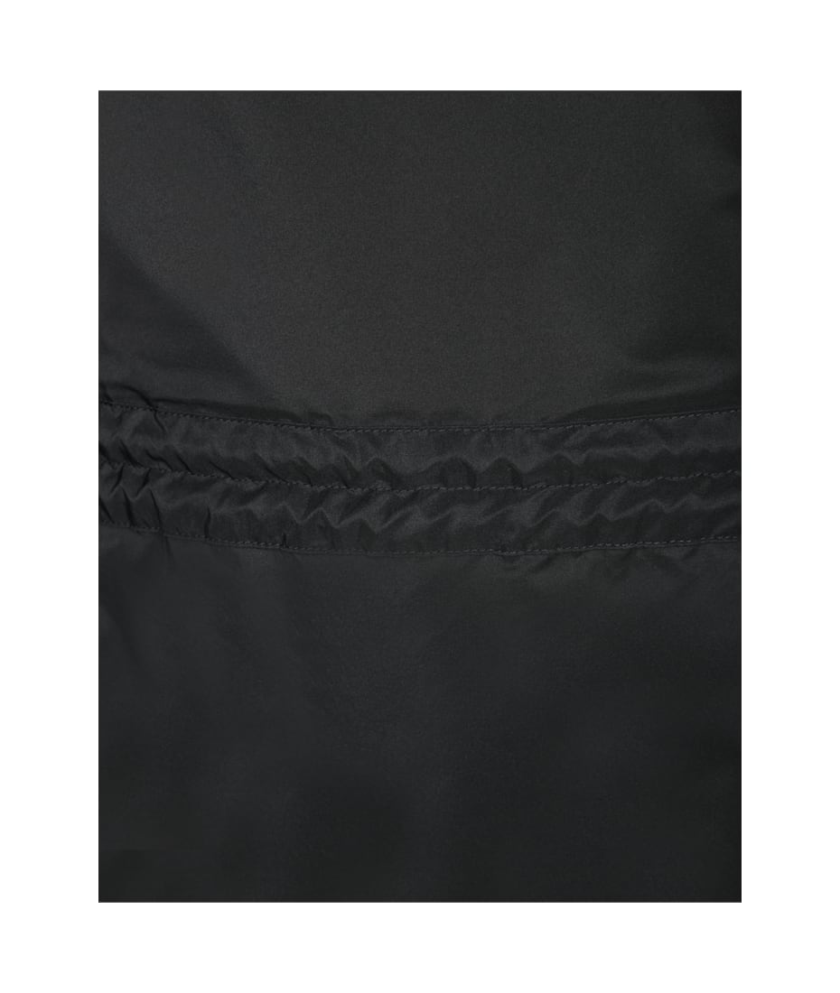 【送料&関税込】Moncler Black Nylon Jersey Midi Dress Moncler Satin and Cotton Midi Dress Black Moncler