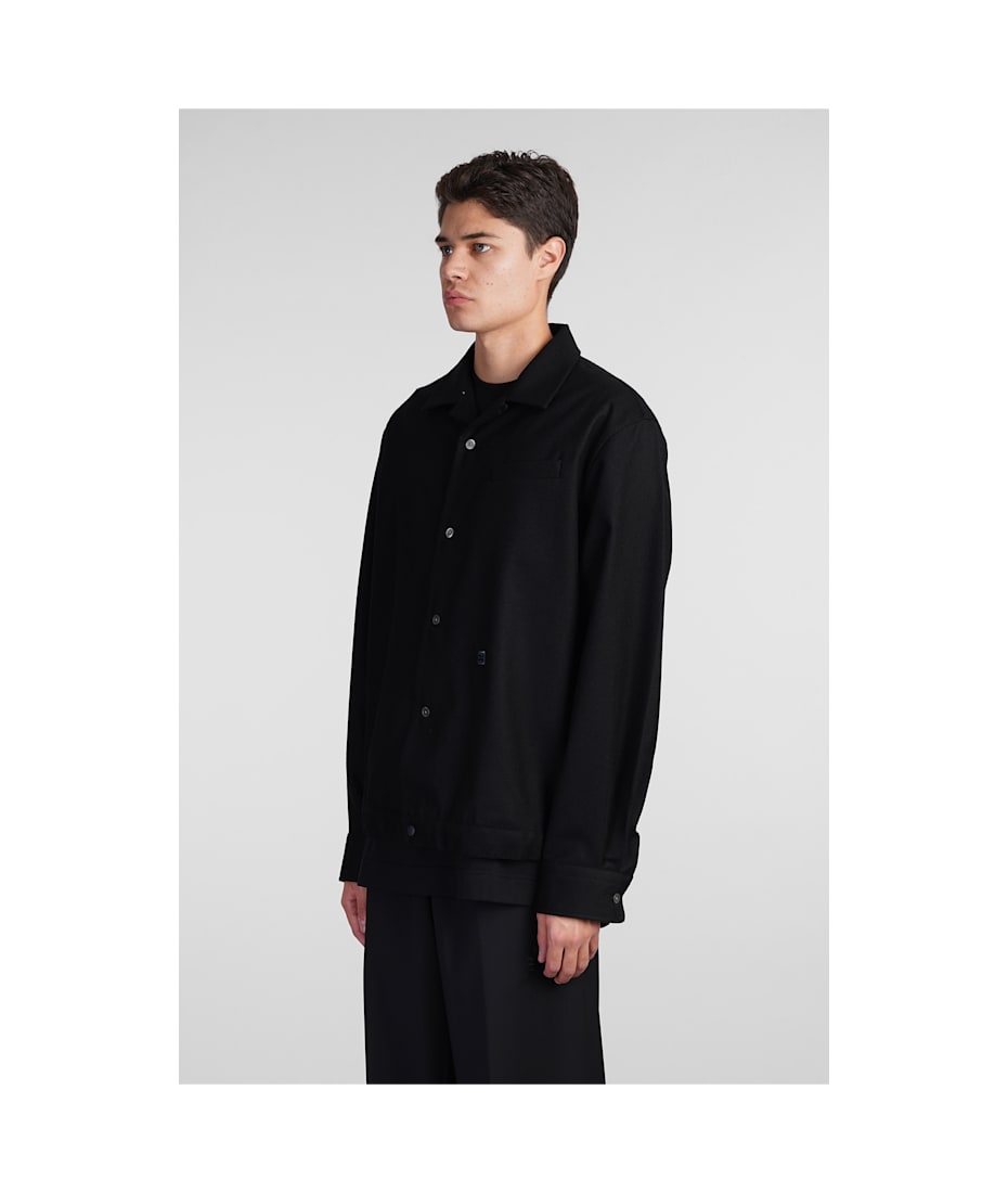 GIVENCHY 24AW ジャケット ブラック系 Made In Italy Givenchy Casual Jacket In Black Wool | italist
